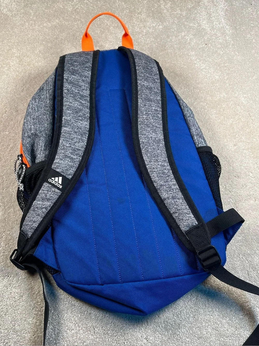 Adidas Backpack Heathered Black Blue